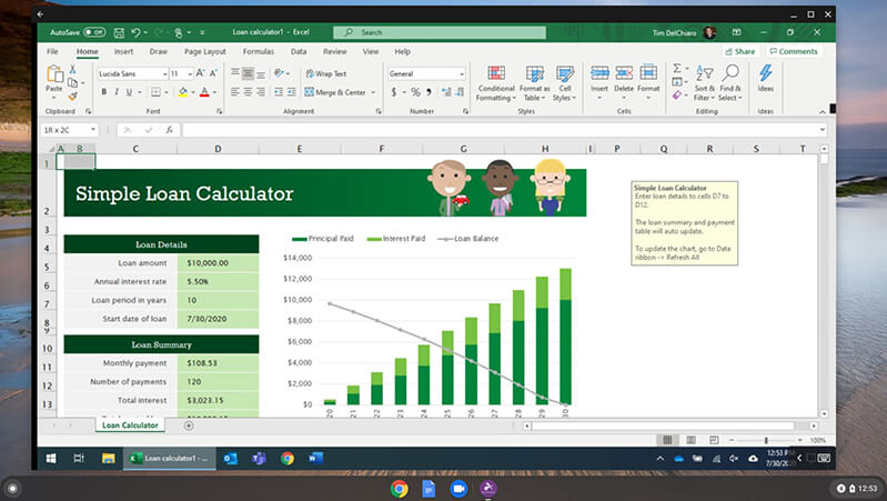 Comment Utiliser Microsoft Office Sur Chromebook Avec L acc s Distance