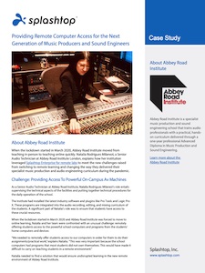 Abbey Road Institute Case Study