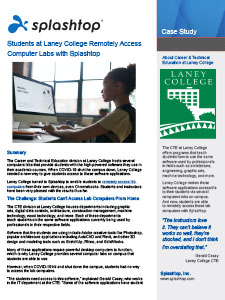 Laney College – Fernzugriff auf EDV-Computer