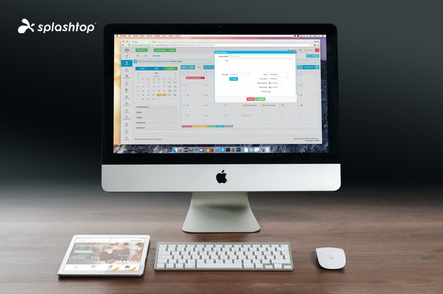 Ordenador de laboratorio Mac con acceso remoto Splashtop