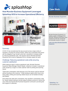 Munster Business Equipment Case Study