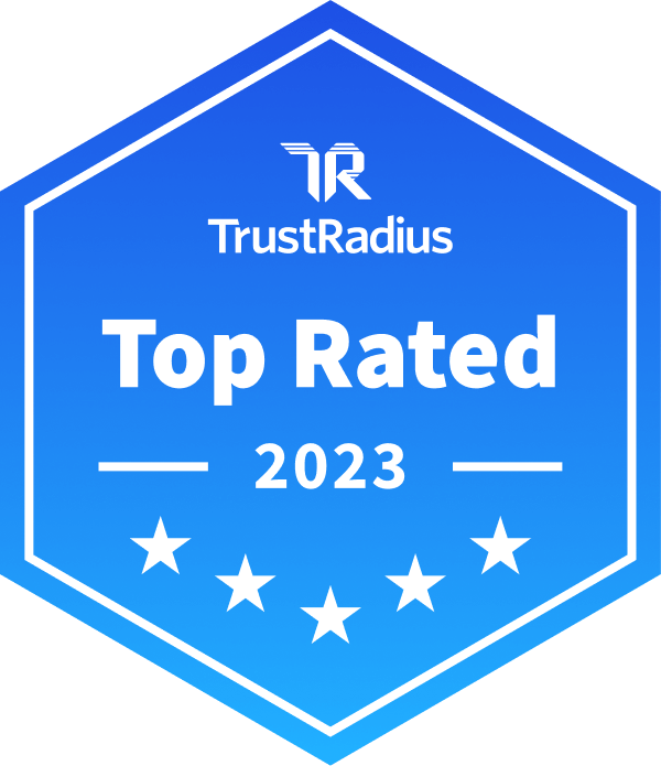 TrustRadius Top Rated Award 2023
