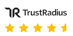 TrustRadius 4,5 sterren beeld