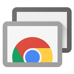 logo del desktop remoto cromato