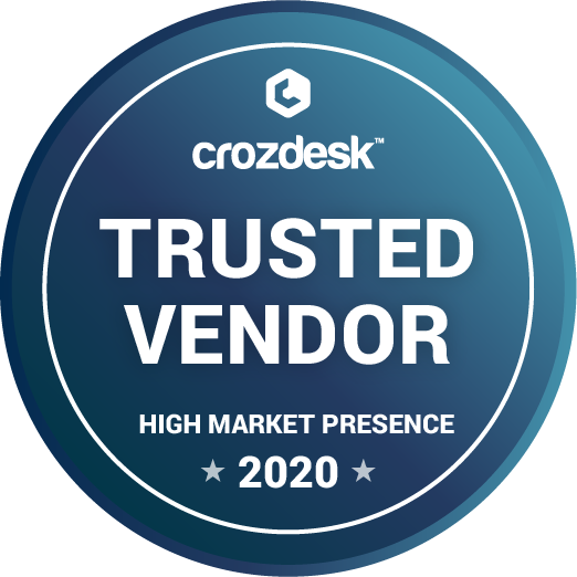 Crozdesk's Trusted Vendor Badge 2020 Splashtop