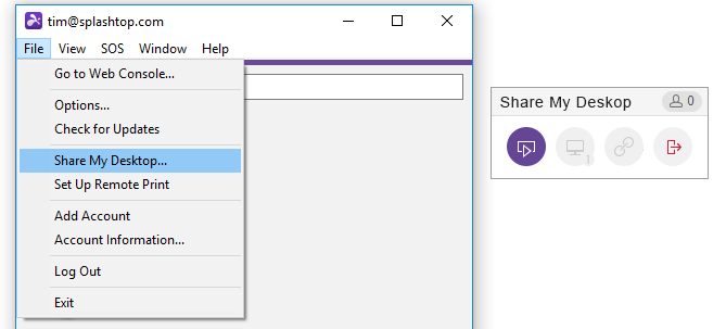 how to share your screen on computer