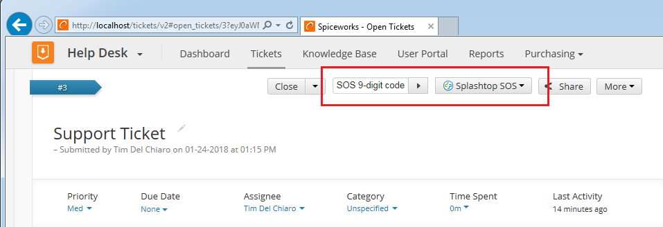 How To Install The Splashtop Sos Plug In For Spiceworks Help Desk