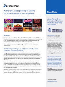 Warner Bros. Case Study PDF Version